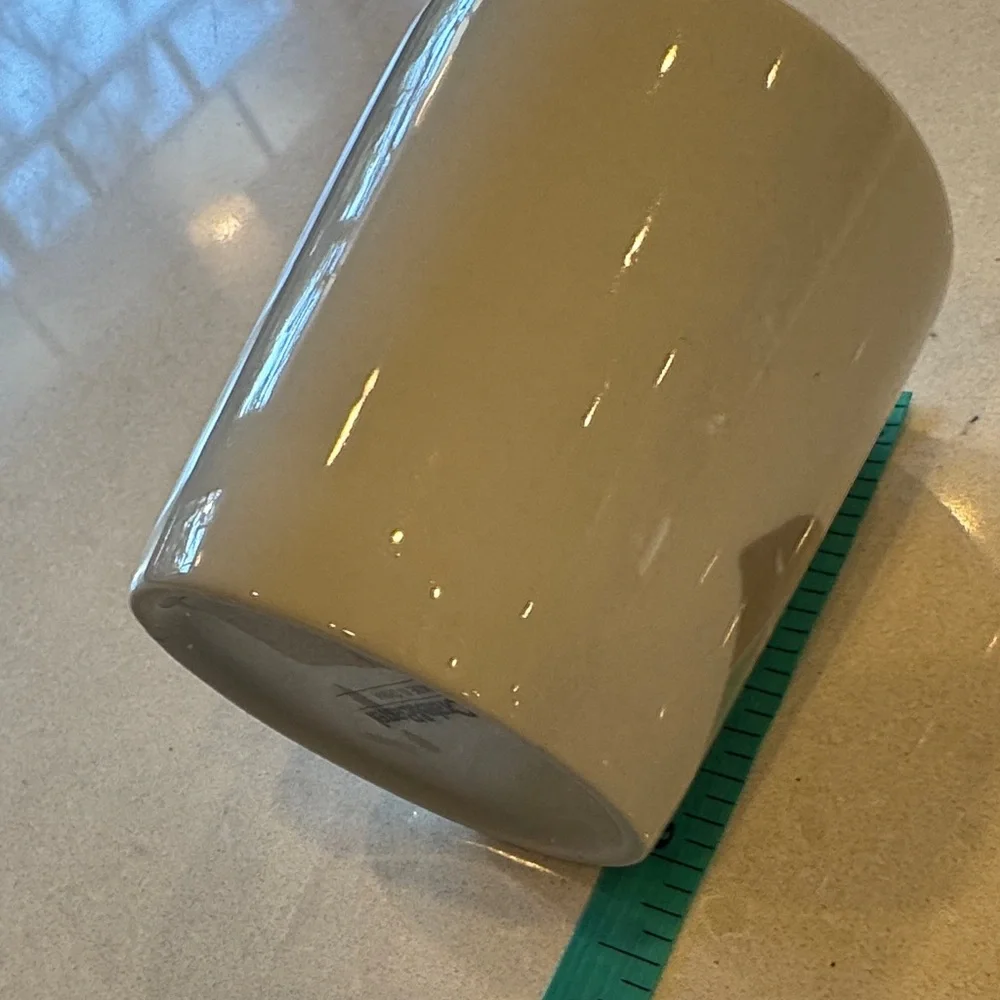 Crate&Barrel Elvis swift bird, White Mug with Teal and Pink Bird Design
